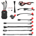 XKGLOW XKalpha App Controlled LED Motorcycle Accent Light Kit - Advanced XKalpha Series