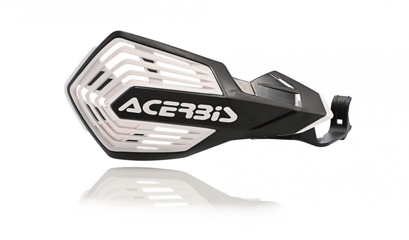 Acerbis H K-Future Handguard for Honda CRF250R/CRF450R/CRF250RX (Black/White) – Durable Dual-Injection Cover and Impact Protection