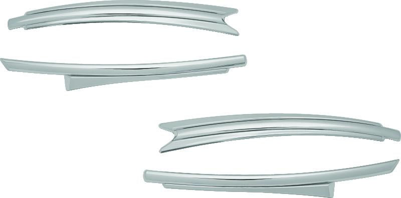 Kuryakyn Saddlebag Top Trim for Indian Motorcycles - Chrome Accent Part #5670