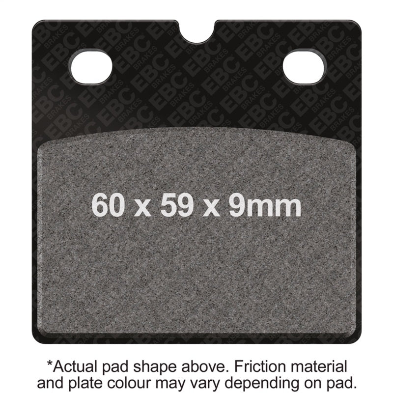 EBC Powersports BMW R 65 1988-1989 Front Left Semi-Sintered Vee Brake Pads Part FA77V