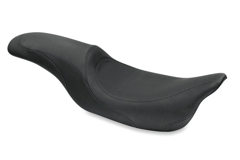 Mustang Motorcycle Tripper Fastback 1-Piece Seat for Harley Davidson 2008-2021, Black