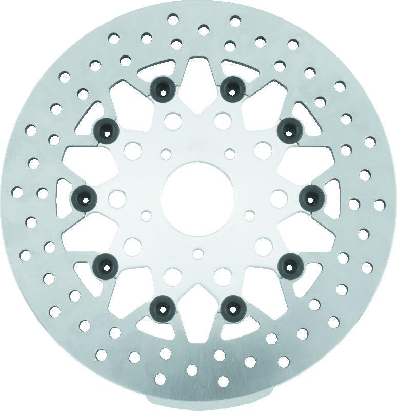 Twin Power 11.8-Inch Floating Mesh Rotor for Harley Davidson Touring and Dyna Models