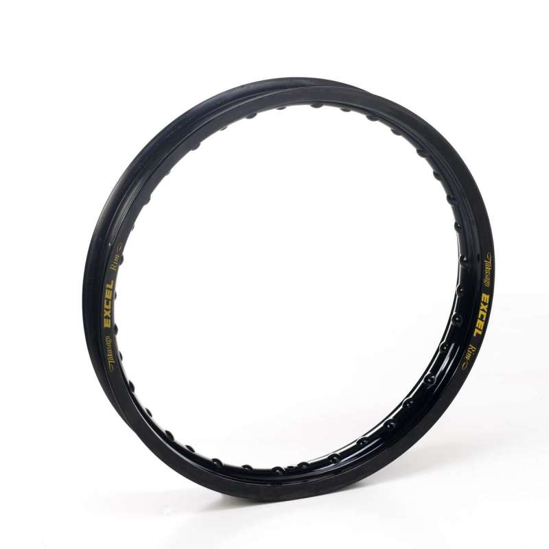 Excel Takasago 18x1.85 Black Motorcycle Rim (Part Number: FDK406)