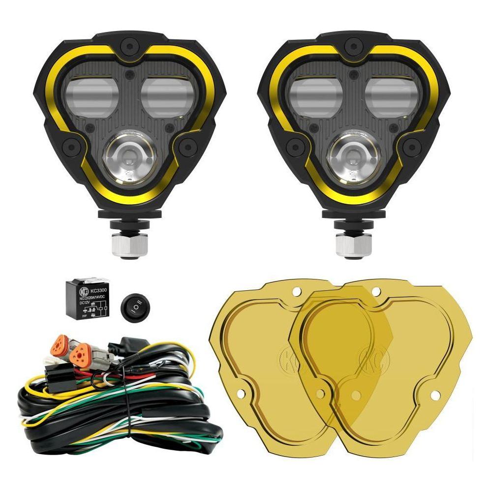 FLEX ERA 3 Dual Mode SAE Fog Lights Dual Light Master Kit
