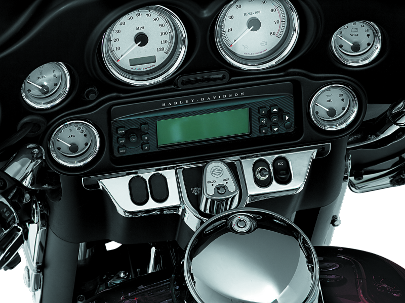 Kuryakyn Switch Panel Accent Chrome for Harley Davidson Touring Models