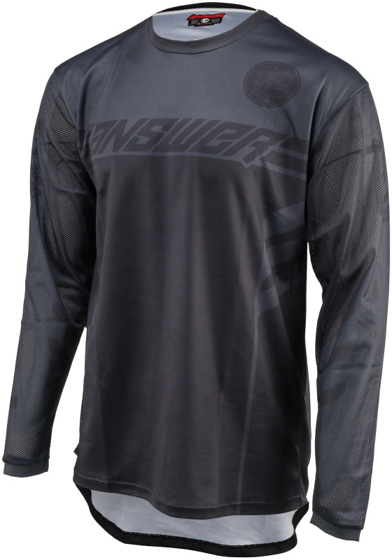 Answer 25 Arkon Nitrus Jersey Black/Grey - XS | High-Performance Powersports Gear