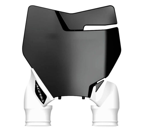 Acerbis 16-18 KTM SX125/150/SX-F/XC-F and 17-18 SX250/XC Raptor Front Number Plate - Black/White