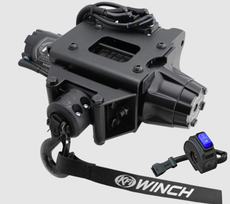 KFI Polaris ATV Plug-N-Play Winch 3500 lbs. with Synthetic Cable - Part ASP-35