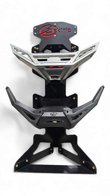 Elektric Off Road Bumper Display Stand - Durable Powersports Support for Offroad Vehicles