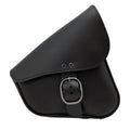 Willie & Max HD Sportsters Leather Swingarm Bag with Dual Shock Fit - Black