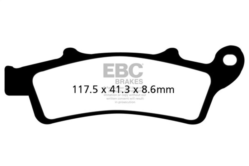 EBC Powersports SFA324 Organic Brake Pads for Aprilia Atlantic 200 (Front Left/Right)