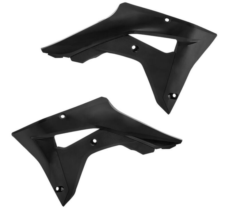 Acerbis Black Radiator Shroud for Honda CRF250RX, CRF450L, and CRF450RX (2017-2021)