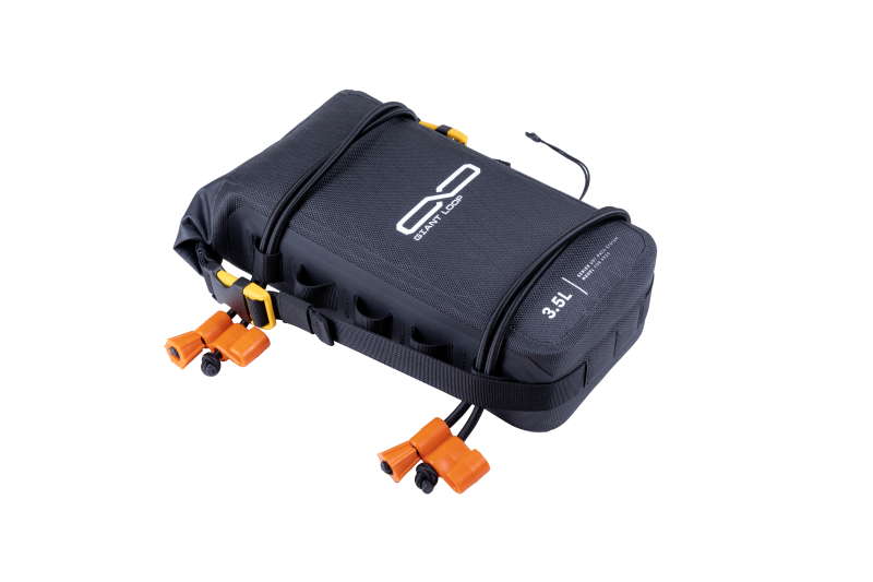 Giant Loop Fender Bag / Number Plate Bag 3.5L - Black for Powersports Vehicles