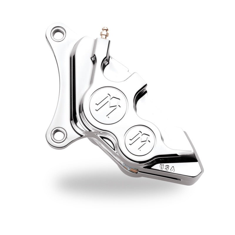 Performance Machine Caliper 137x4B Left 11.5 inches Chrome for Harley Davidson XLH Models