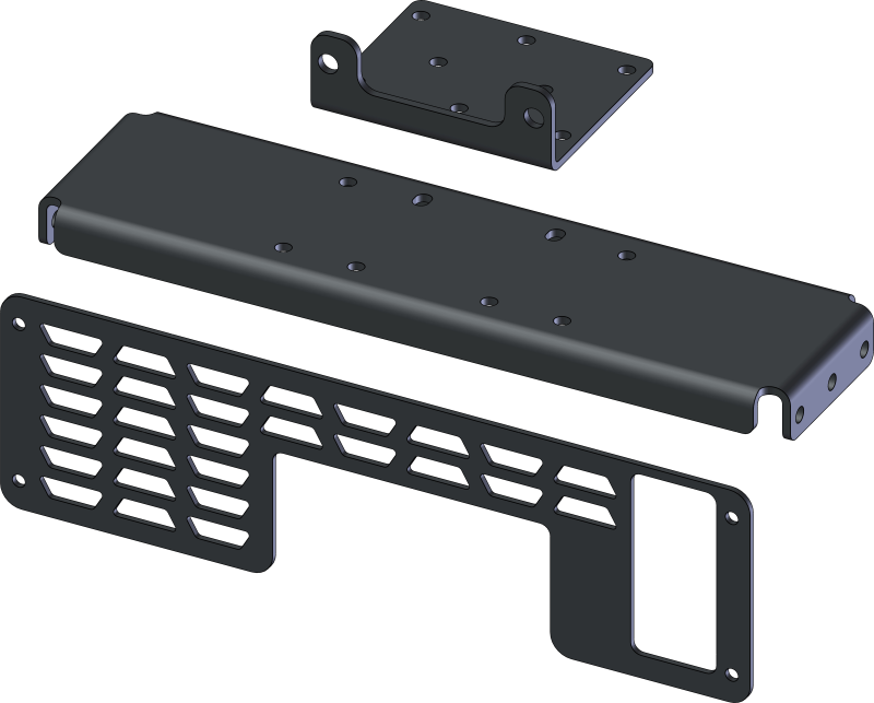 KFI 01-09 Polaris Ranger Full-Size Winch Multi Mount Kit (Part #100563K)