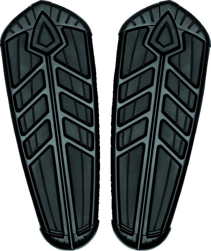 Kuryakyn Spear Driver Floorboard Inserts for Indian Chief, Chieftain, and Roadmaster - Satin Black Part #5651