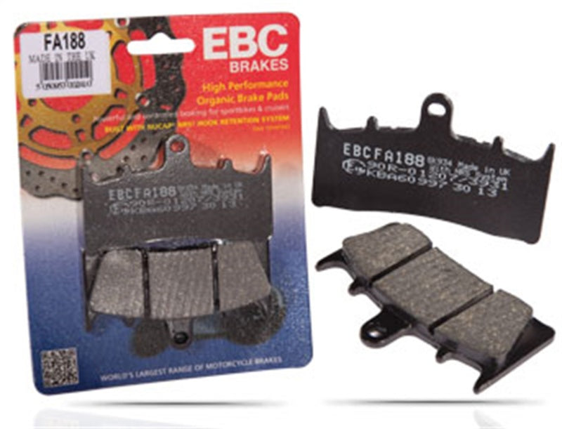 EBC Powersports FA4670 Organic Brake Pad Set for Polaris Slingshot (2015-2018) Rear