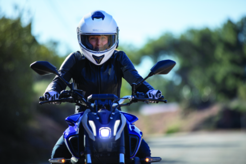 Sena Technologies Outforce Full Face Bluetooth Helmet in Glossy White - Extra Large