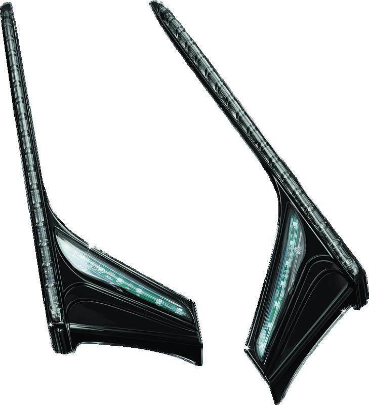 Kuryakyn LED Vertical Rear Light Strips for Honda GL1800 & F6B Models