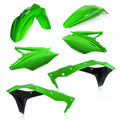 Acerbis 2018 Kawasaki KX250F / 2019-2020 Kawasaki KX250 Plastic Kit - Original Factory Colors