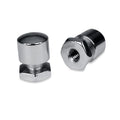 Mustang Motorcycle Solo Mounting Nuts Pair for Harley Davidson Road King and Softail Models - Chrome Part 78032