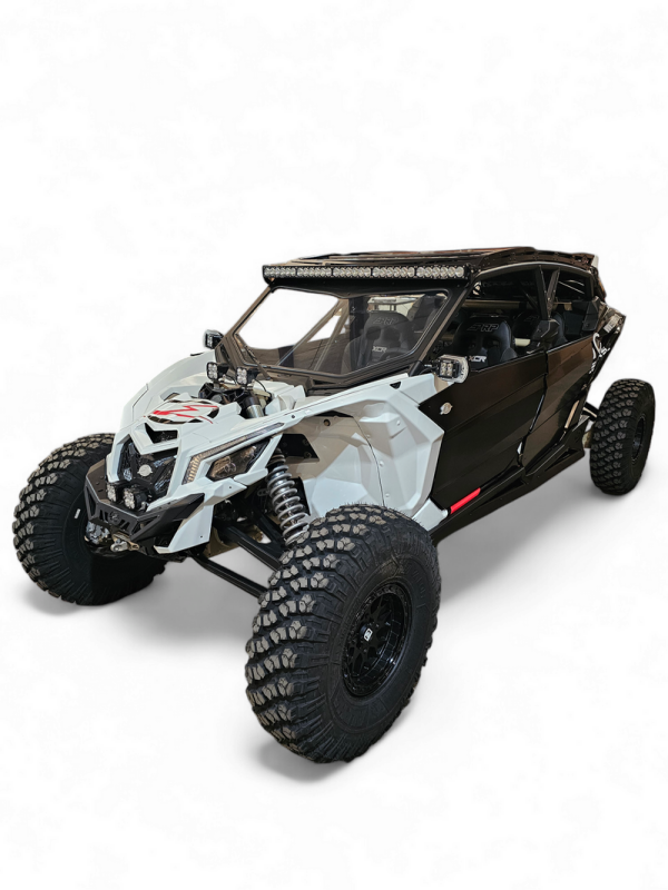 Elektric Off Road 2017+ Can Am X3 Maverick Volt 4-Seat Doors - Durable Satin Black Powder-Coated Steel with Premium Billet Handles