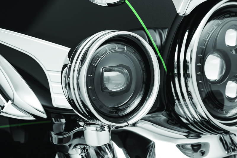 Kuryakyn Orbit 4-1/2 inch Passing Lamps - Black for Powersports Vehicles