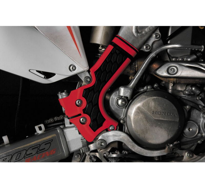 Acerbis 13-17 Honda CRF250R / CRF450R Frame Guard X Grip - Red and Black