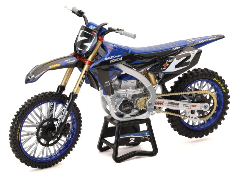 New Ray Toys Yamaha YZF450F Star Racing Team Scale Model - Cooper Webb #2 1:12