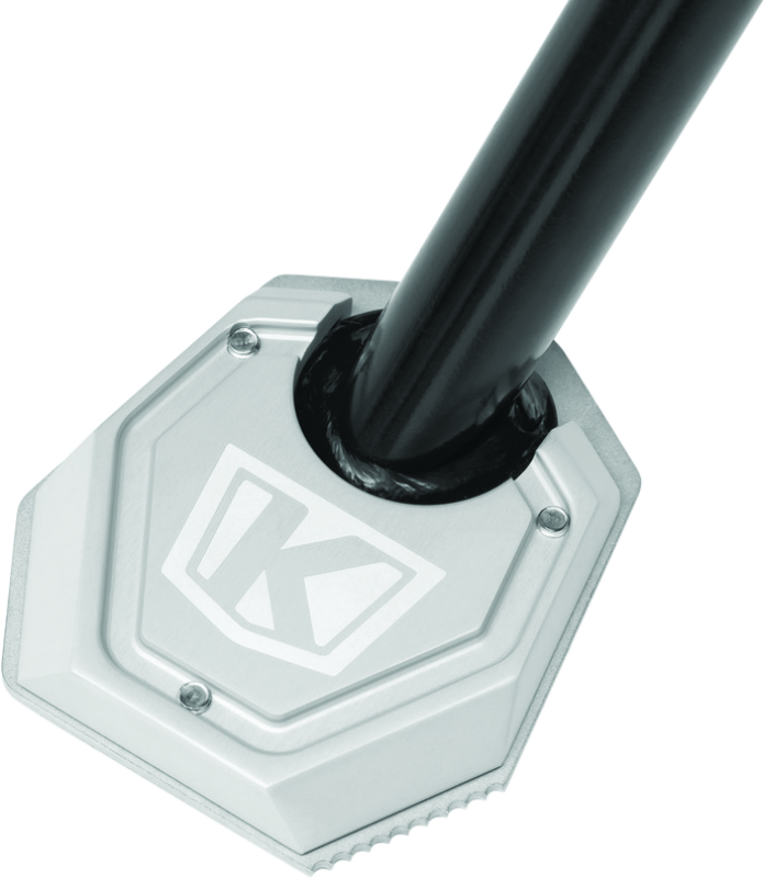 Kuryakyn Lodestar Kickstand Shoe for BMW R1200GS - Enhances Stability and Tire Bead Breaking