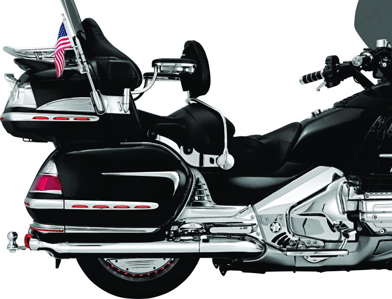 Kuryakyn Louvered Battery Box Cover for Honda Gold Wing 2001-2005 in Chrome - Part 3913