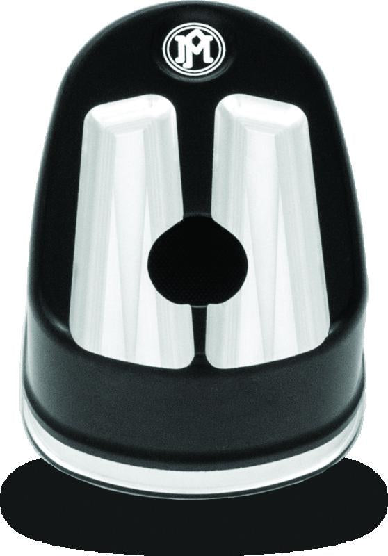 Performance Machine FL Ignition Switch Cover Assembly Scallop - Contrast Cut for Harley Davidson