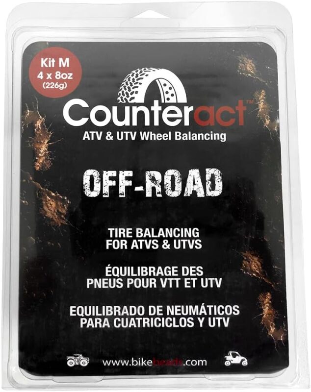 Counteract ATV/UTV Balancing Bead DIY Kit by Counteract - Includes Four 8oz Bags for Smooth Ride