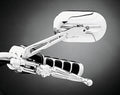 Kuryakyn Magnum Plus Mirror Flat Glass Chrome Part 1412 for Powersports Vehicles