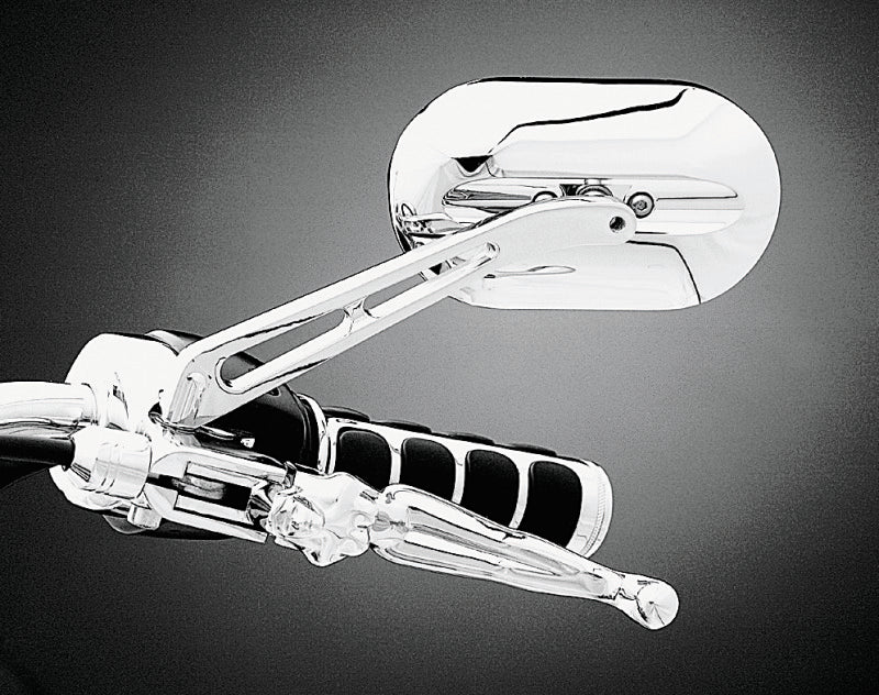Kuryakyn Magnum Plus Mirror Flat Glass Chrome Part 1412 for Powersports Vehicles