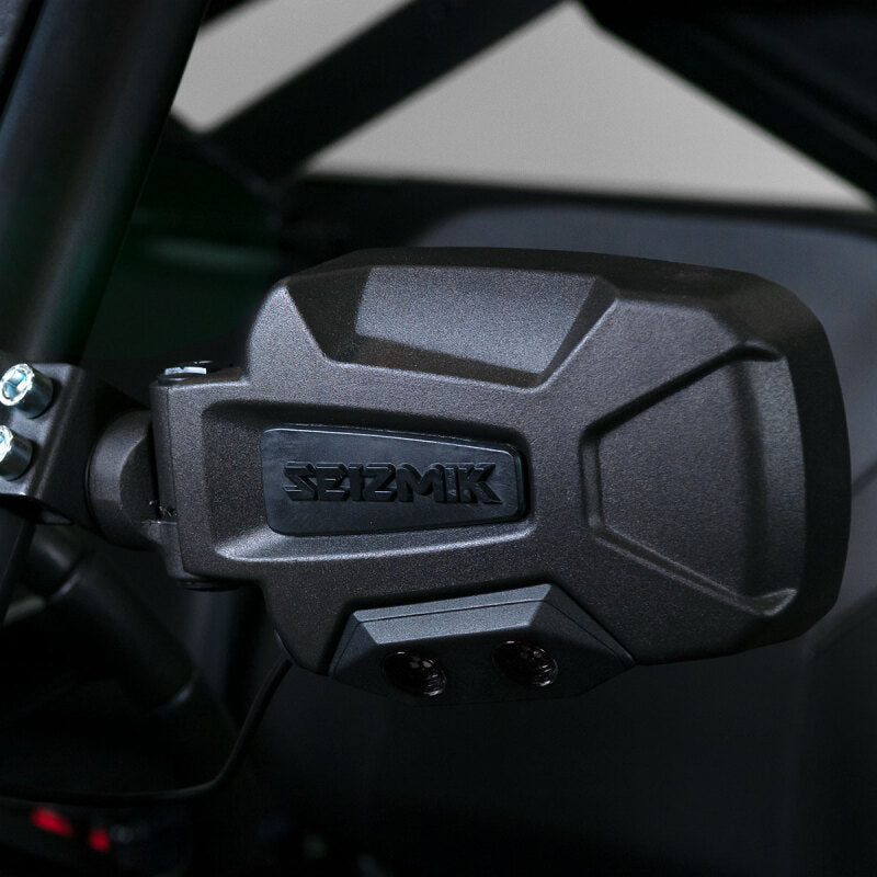 Seizmik Pursuit Night Vision LED Sideview Mirror for UTVs – 2-inch Clamp Pair, Part #56-18087KIT
