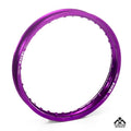 Excel Takasago 21x1.60 Purple Motorcycle Rim - Durable Alloy for Competition