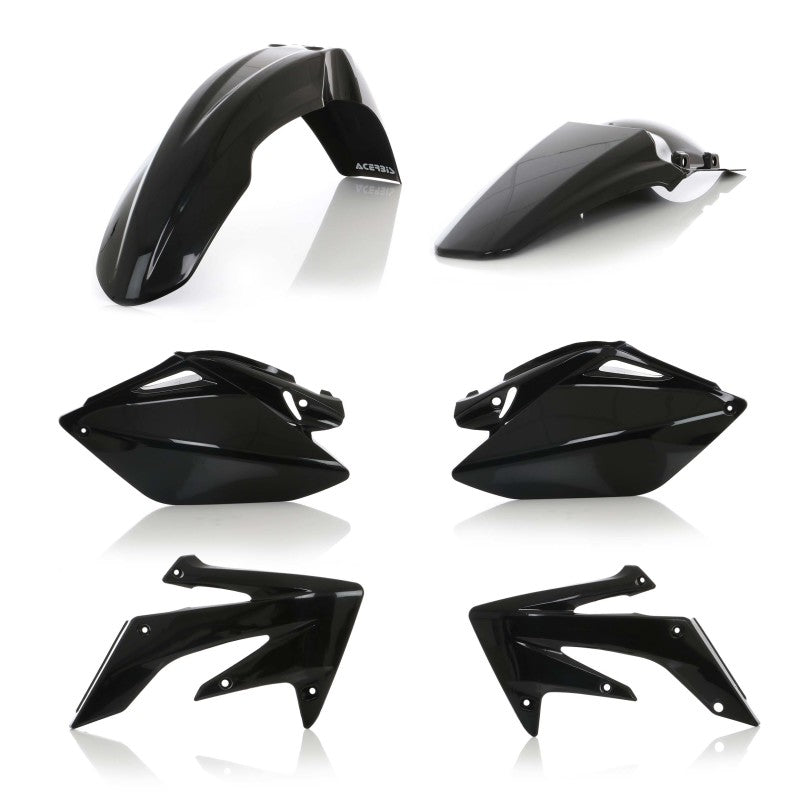 Acerbis 06-09 Honda CRF250R Black Plastic Kit Part #2041040001