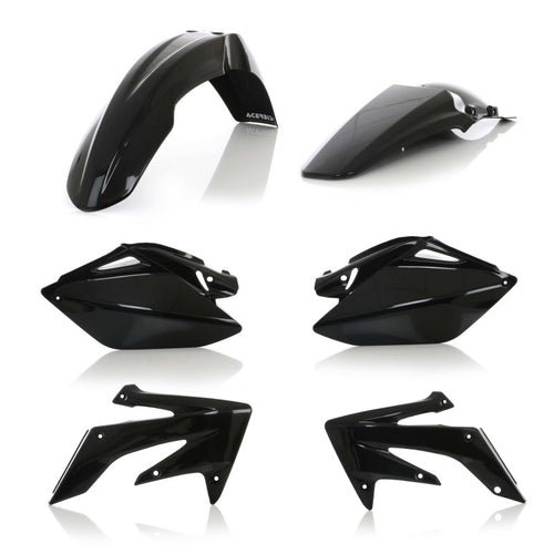 Acerbis 06-09 Honda CRF250R Black Plastic Kit Part #2041040001