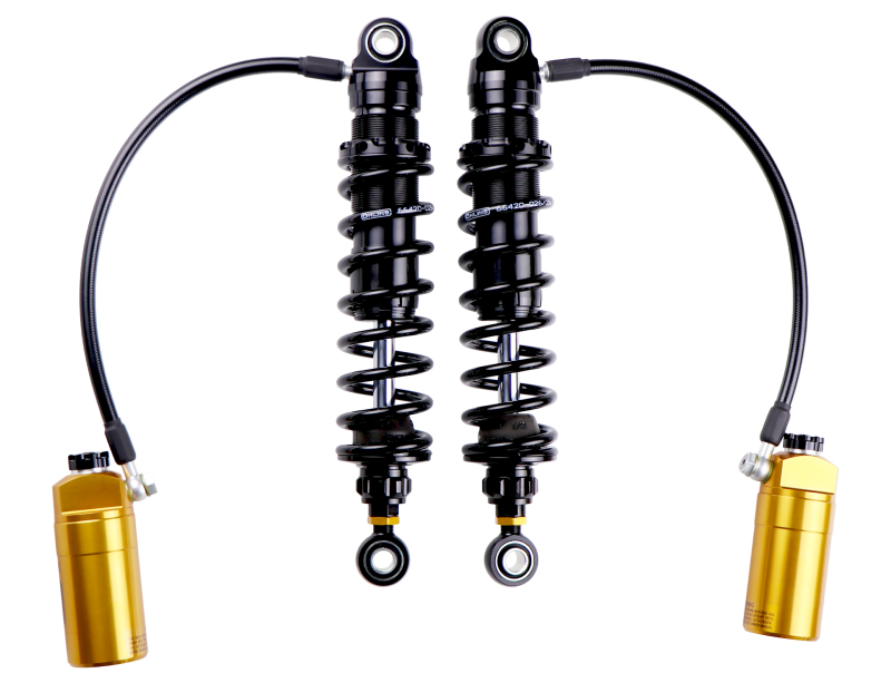Ohlins Harley-Davidson FL Touring STX 36 Twin Blackline 13-inch Shock Absorbers (Part No. HD 779S2)