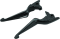 Kuryakyn ISO Levers 17-20 Harley Davidson Touring – Ergonomic Aluminum Hand and Foot Controls with Soft Rubber Inserts
