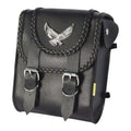 Willie & Max Black Magic Series Sissy Bar Bag - Universal 8 x 10 x 4.5 inches, Black