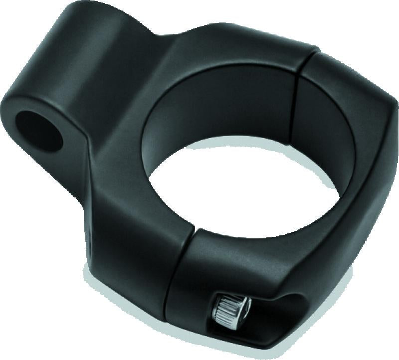 Kuryakyn Mirror Adapter for 1-1/4 inch Bars - Satin Black, Part 2792