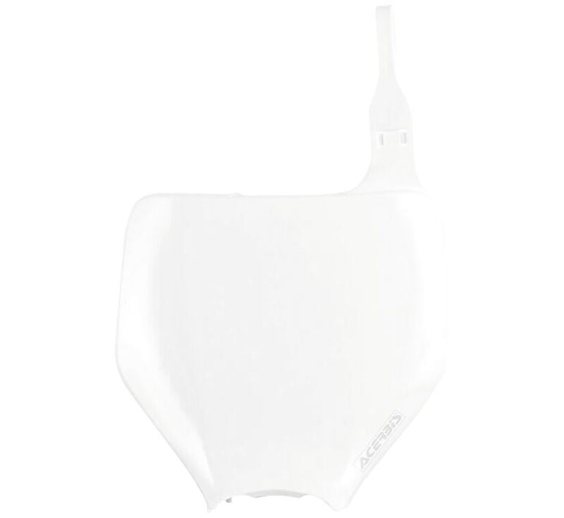 Acerbis 03-08 Kawasaki KX/KXF & 04-06 Suzuki RMZ250 Front Number Plate - White