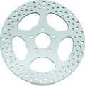Bikers Choice 00-17 Harley Davidson 11.5 Inch Polished Rear Drilled Stainless Steel Rotor (Part Number 619974)