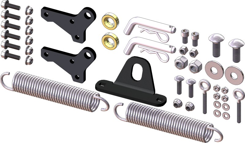KFI Replacement UTV Pro 2.0 Push Tube Parts Kit - Part Number 106315-R