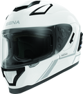 Sena Technologies Stryker Bluetooth Helmet with Mesh Intercom – Small, Glossy White