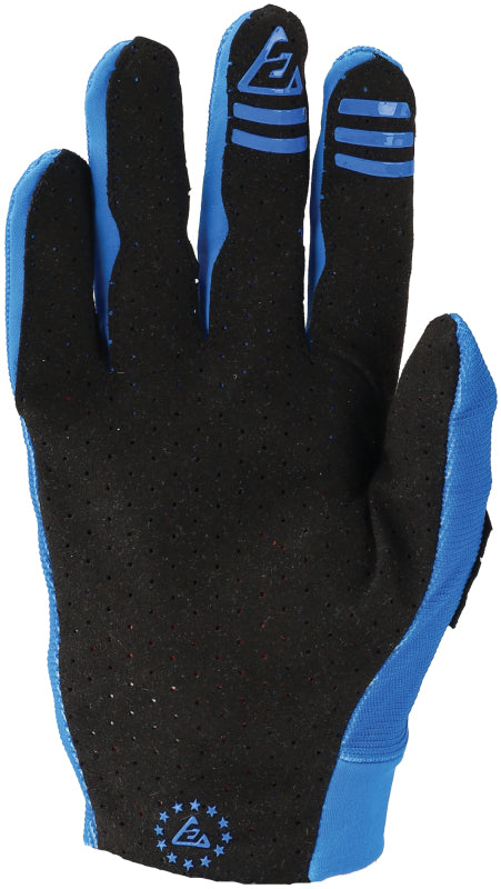 Answer Aerlite Youth Gloves Blue/Black – Lightweight Powersports Gloves with Premium Comfort and Mobility