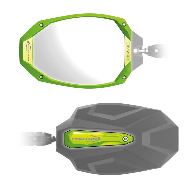 Seizmik Photon Color Trim Kit - Green for Side View Mirrors