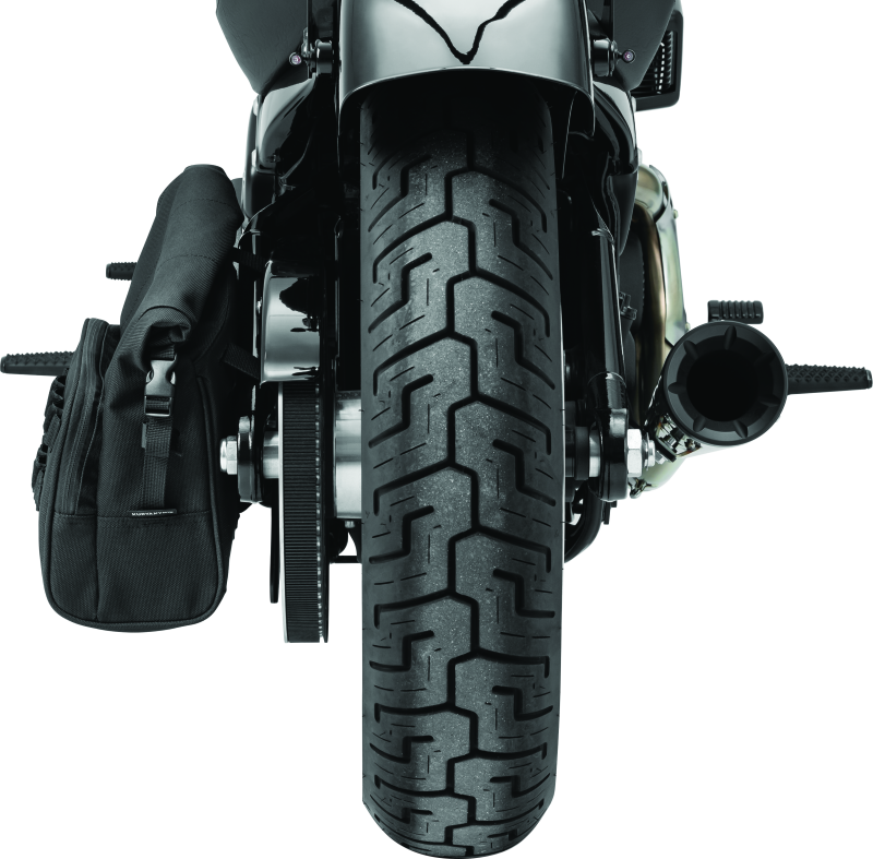 Kuryakyn Hoodrat Universal Swingarm Bag with Secure Roll-Top Design